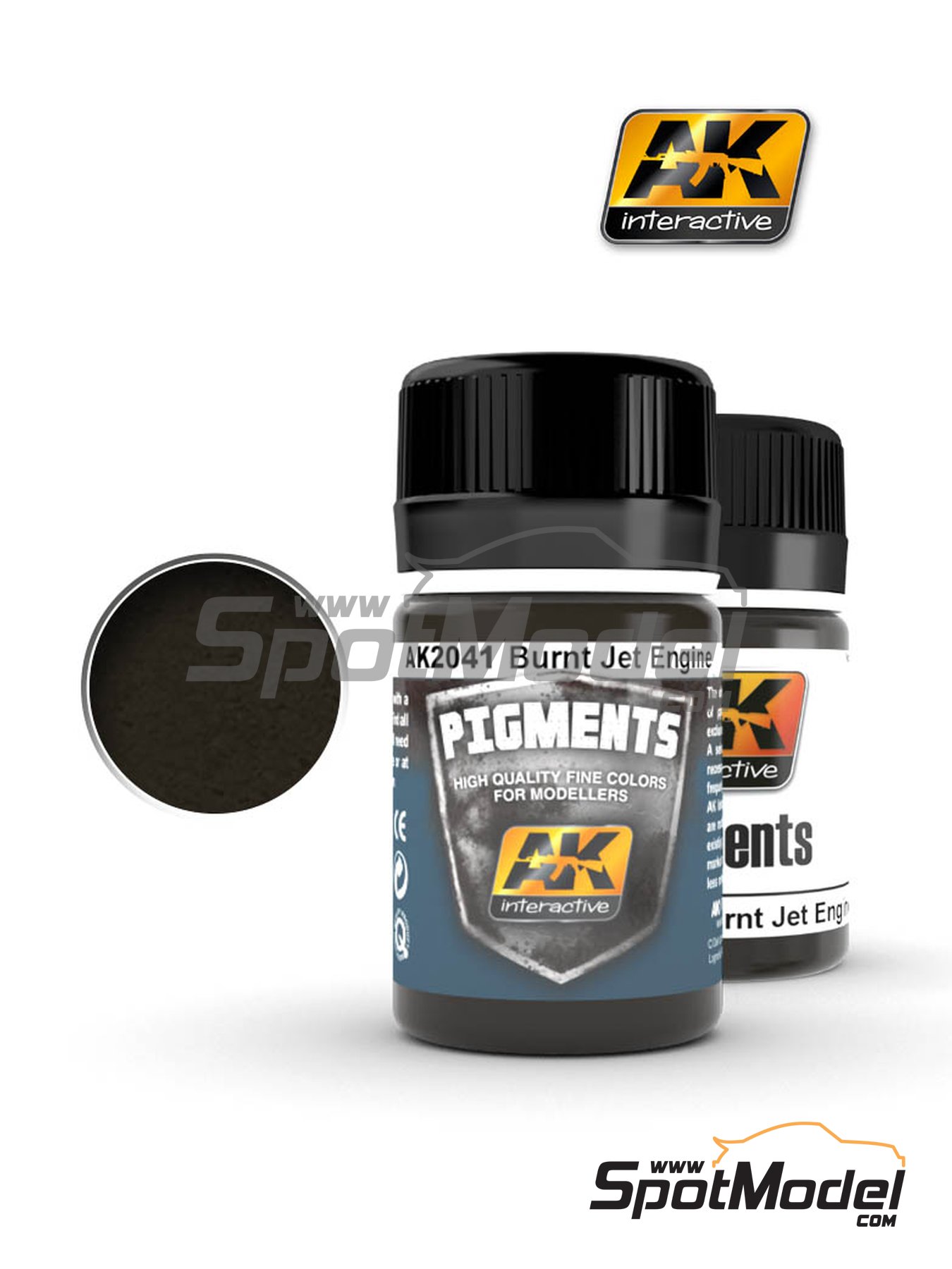 AK Interactive AK2041: Pigments Burnt jet engine (ref. AK2041